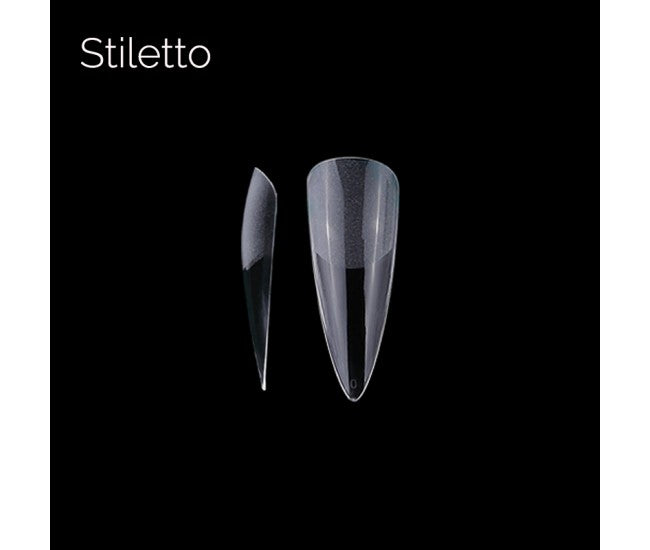 No. 1300084 Semi-matte gel tips "STILETTO" 240 pcs