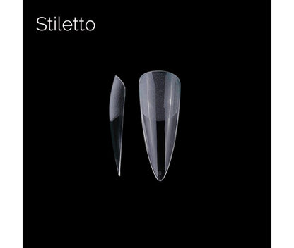 No. 1300084 Semi-matte gel tips "STILETTO" 240 pcs