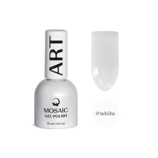 "White" White Gel Polish 15 ml