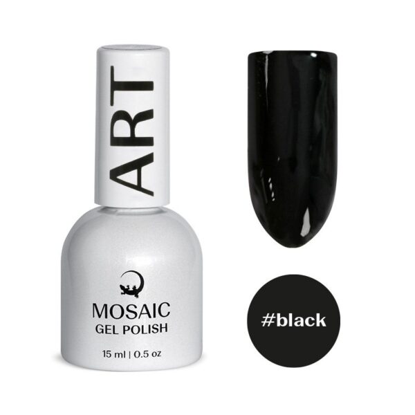 "Black" Black Gel Polish 15 ml