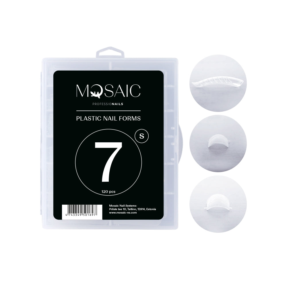VF No. 7 Universal salon forms.. 120 pcs.